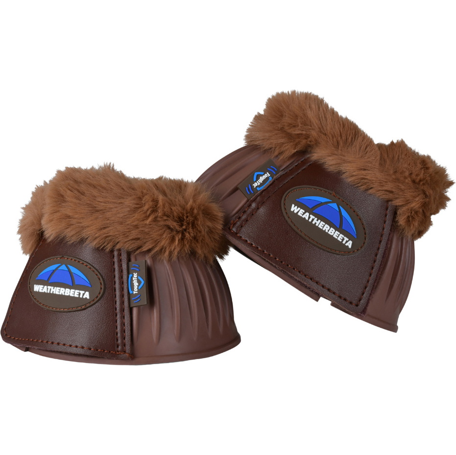 2025 WeatherBeeta Tough-Tec Prime Fleece Trim Caoutchouc Bottes 1027523 - Brown / Brown